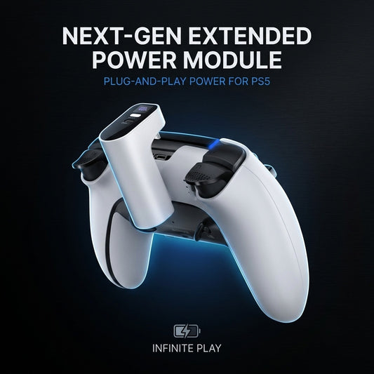🎁Must-Have for PS5 Gamers | 2000mAh USB-C External Charger Battery Pack