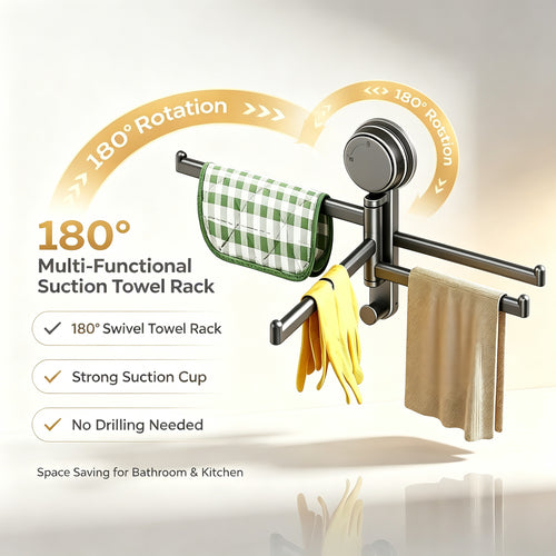 Heavy Duty Suction Towel Rack