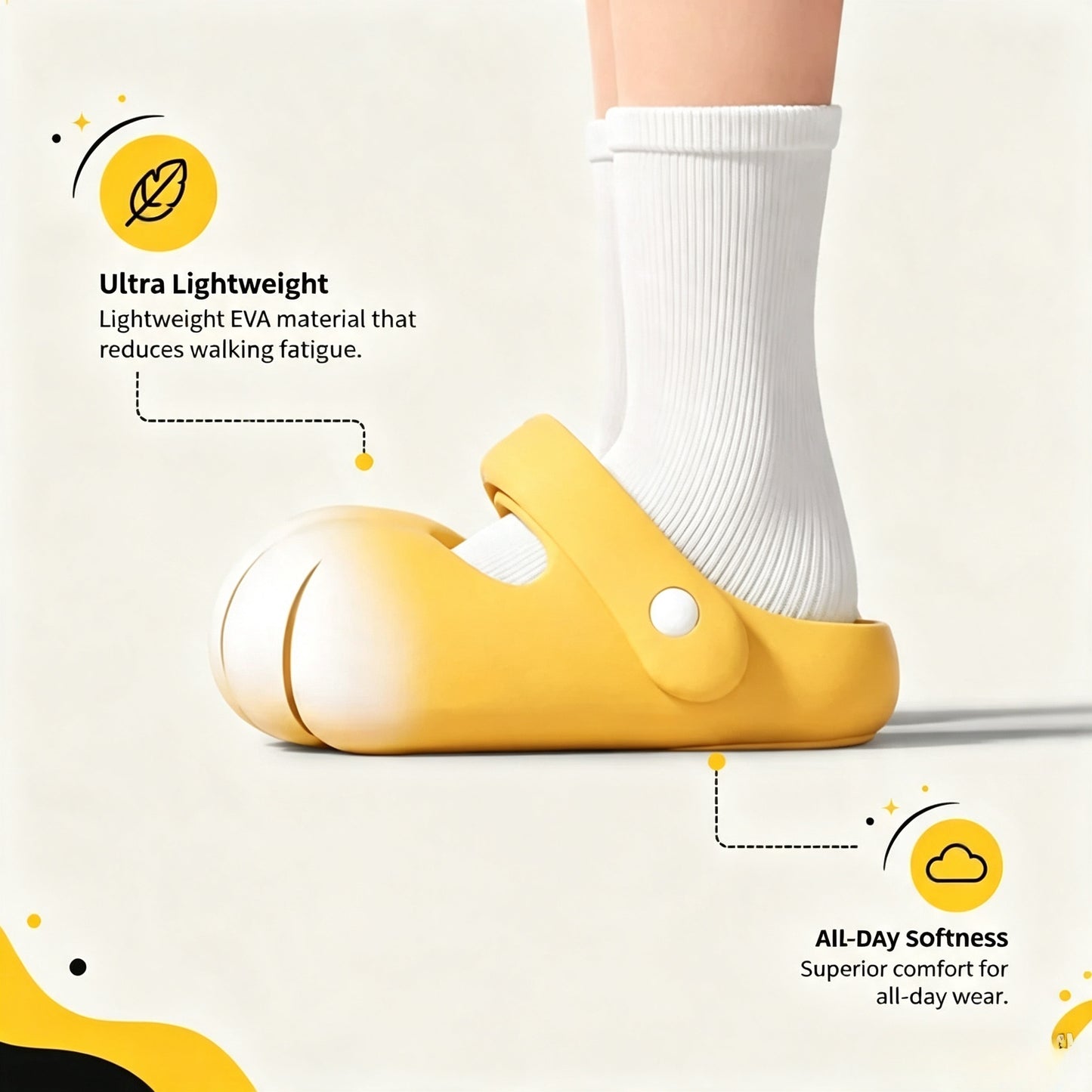 Kids Clogs Playful Cat Sandals for Breathable Summer