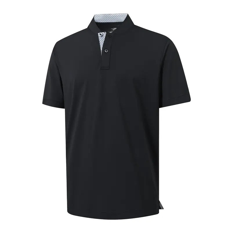 Men's Golf Shirts - Moisture-Wicking Casual Henley