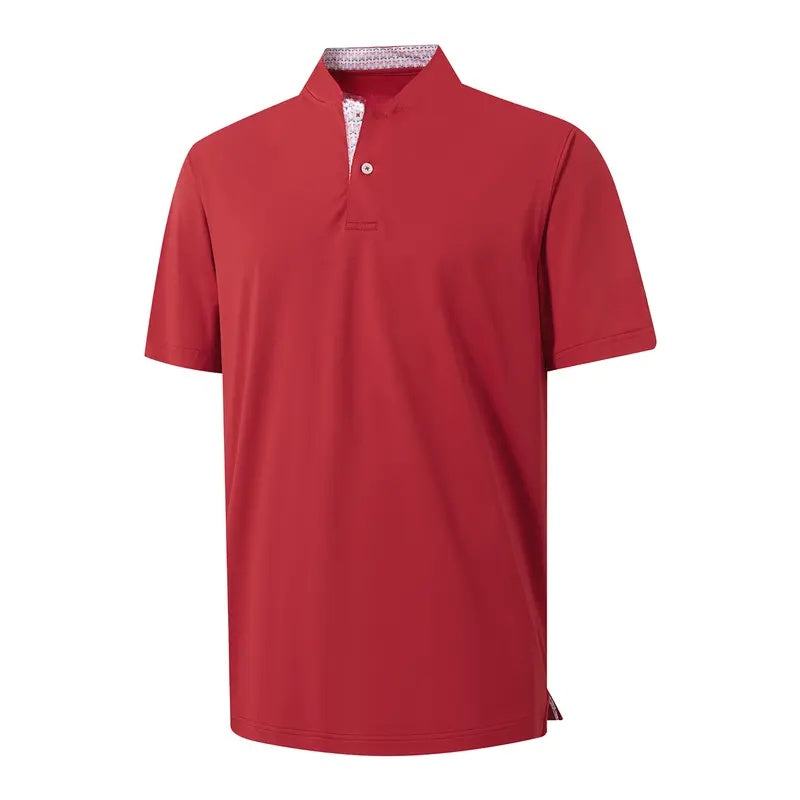 Men's Golf Shirts - Moisture-Wicking Casual Henley