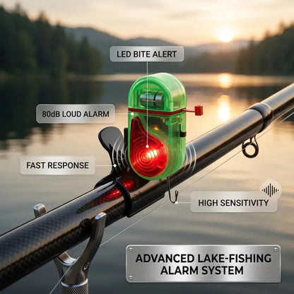 🎣Fishing Bite Alarm with Sound & LED Light