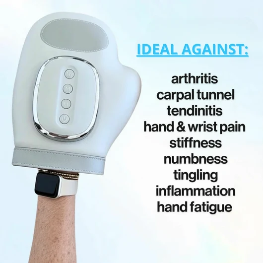 Rechargeable Hand Massager - Support for Joint, Inflammation & Pain