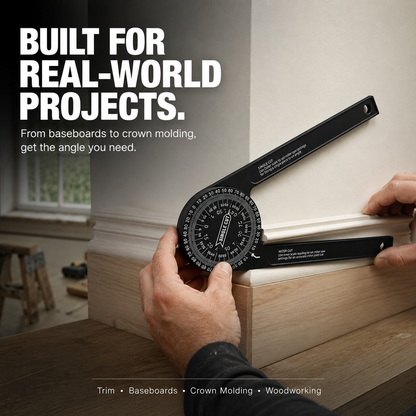 📐 360° Miter Saw Angle Finder