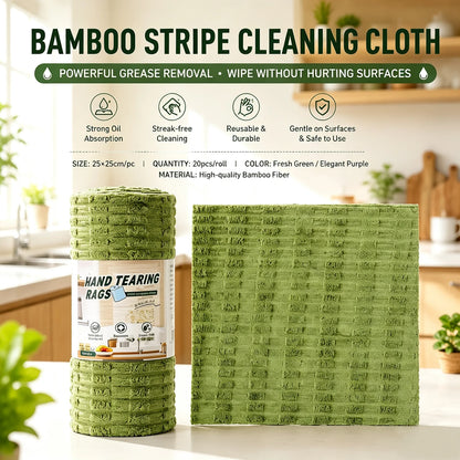 Reusable Kitchen Cleaning Cloths – 20-Piece Tear-Off Roll
