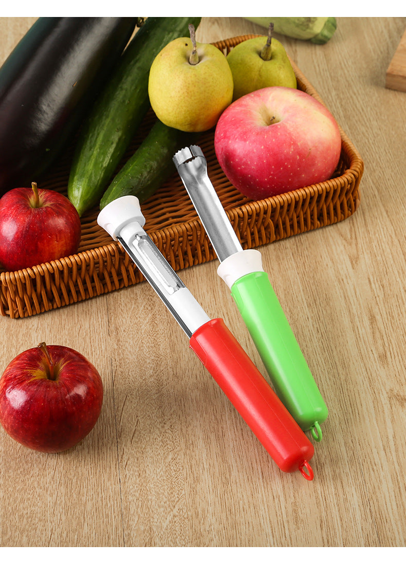 🔥3400+ sold🎁 2-in-1 Apple Corer & Peeler Tool | Stainless Steel