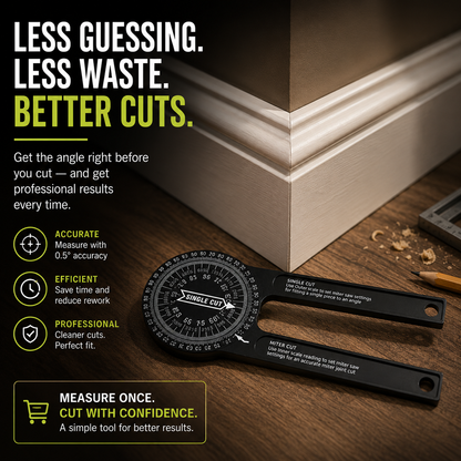 📐 360° Miter Saw Angle Finder