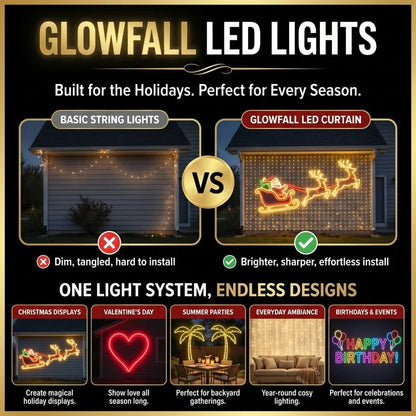AI DIY LED Pixel String Lights – App-Controlled Custom Light Display