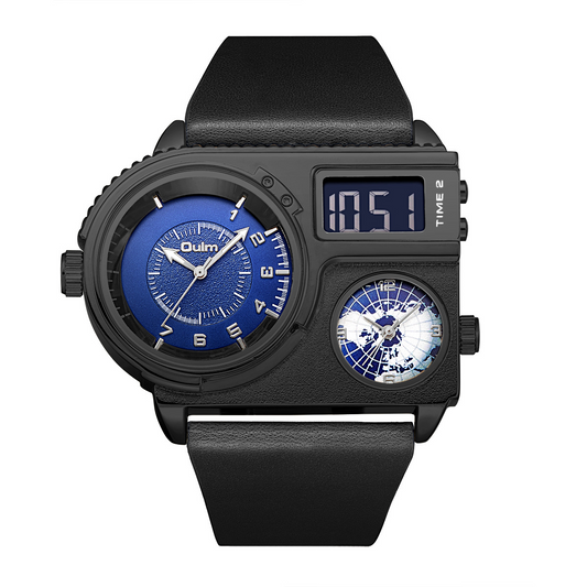 DESIGNED FOR GLOBAL THINKERS-Multi-Time Zone Watch