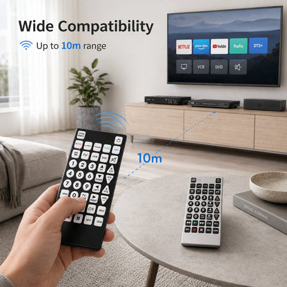 📺 Illuminated Key Universal TV Remote