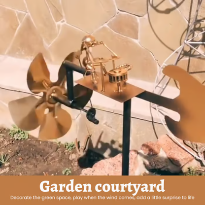 🥁Handmade Metal Rock Band Windmill🎁