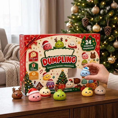 🎄Christmas Dumpling Squishies Advent Calendar | 24 Days of Surprises 🎁
