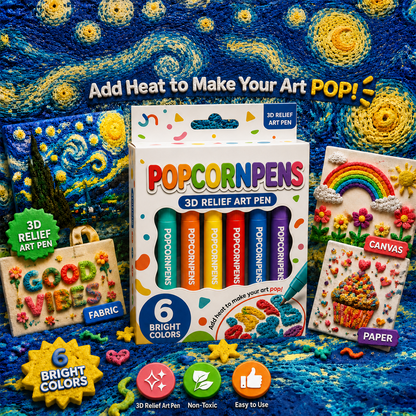 3D Relief Art Pen – Turn Flat Drawings Into Touchable 3D Art
