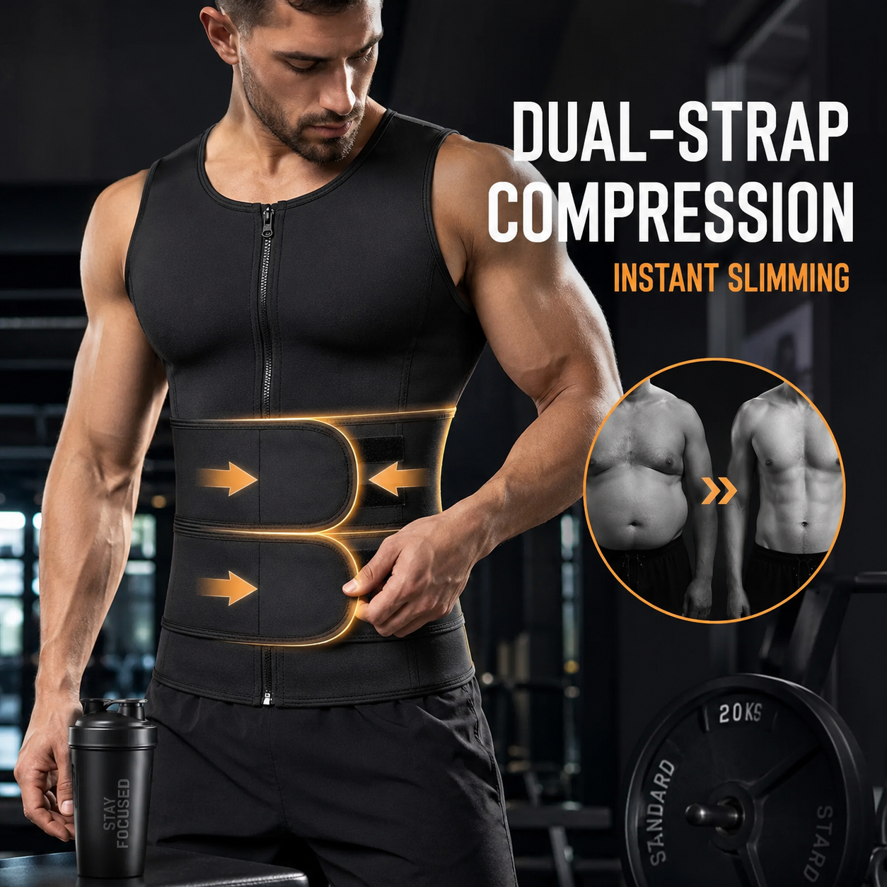 Men's Sweat Sauna Shaper Vest🔥