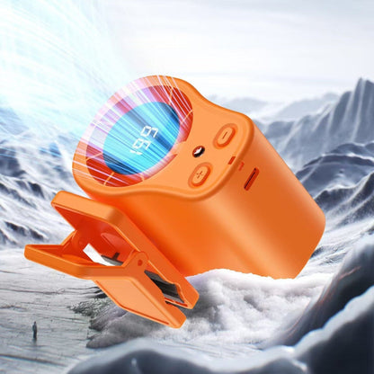 Car Clip Fan with 360° Rotation & USB Rechargeable