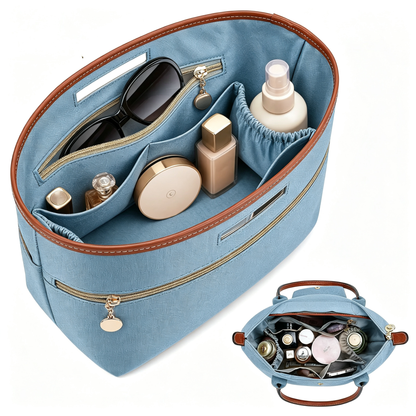 👜 Soft Satin Tote Organizer – Protect & Organize Your Favorite Handbag✨