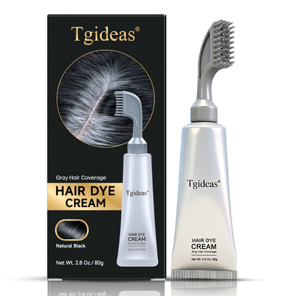 Tgideas Nature Black Tealash Brown Comb - Italian Made 16-Tooth Eyelash Comb for Deep Conditioning & Black-Brown Care