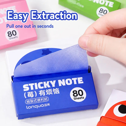 6/12 Pack 480/960 Sheets Pearlescent Transparent Sticky Notes