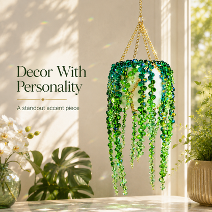 Creative Crystal Bead Necklace for Car Rearview Mirror