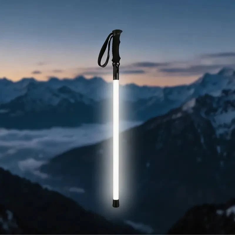 LED Light-Up Trekking Poles – Glowing Hiking & Walking Sticks for Night Adventures