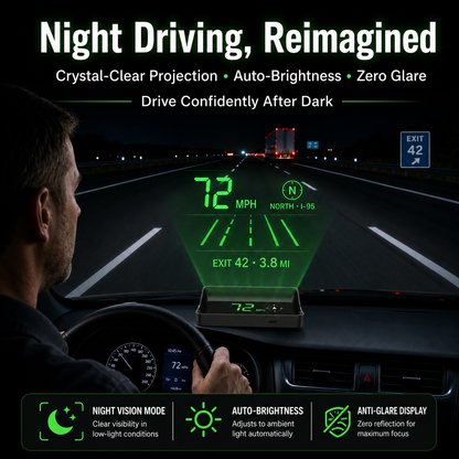 Head-Up Display (HUD) Car GPS Digital Speedometer