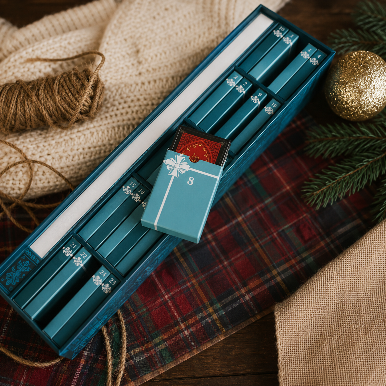 🎄📚The Mini Book Ornament Advent Calendar