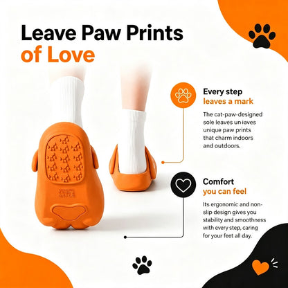 Kids Clogs Playful Cat Sandals for Breathable Summer