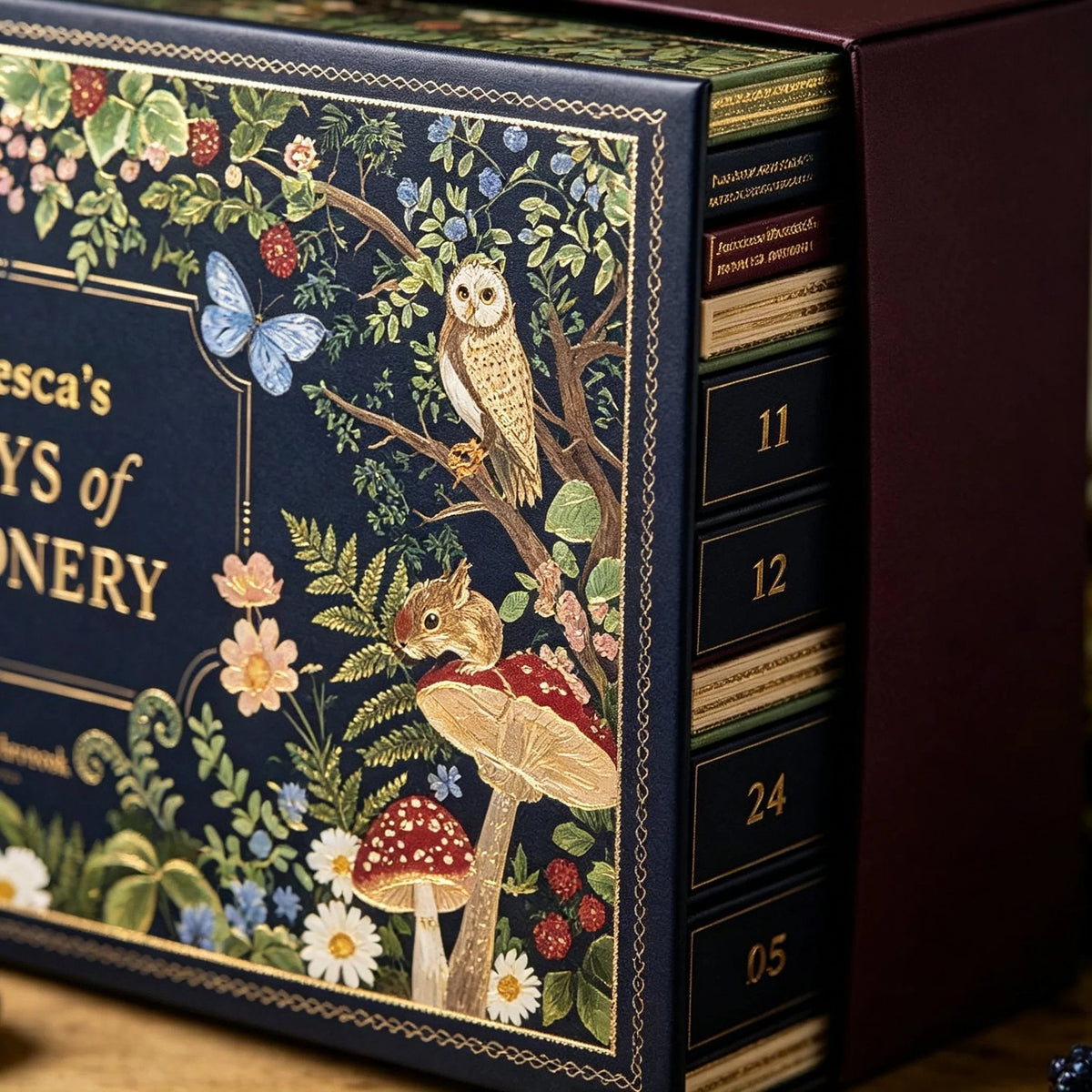 🎄 2026 Botanical 24 Days Stationery Advent Calendar Book Box with Daily Surprises ✍️