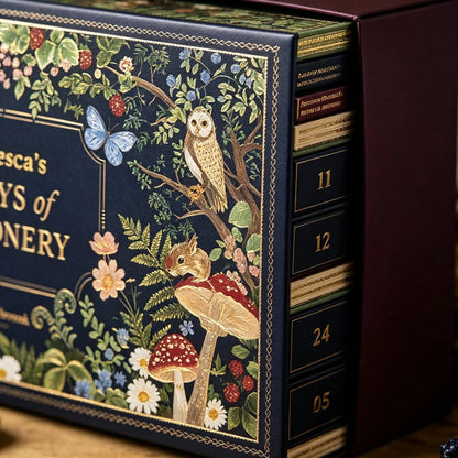 🎄 2026 Botanical 24 Days Stationery Advent Calendar Book Box with Daily Surprises ✍️