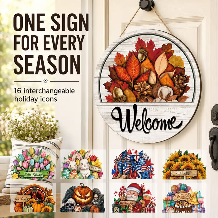 🔥 50% OFF TODAY🏡 16-Piece Interchangeable Welcome Sign