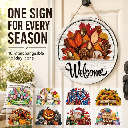 🔥 50% OFF TODAY🏡 16-Piece Interchangeable Welcome Sign