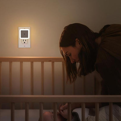🔥Hot Sale🔥LED Night Lights Plug into Wall 6-Pack, Plug in Night Light, Dusk to Dawn Nightlight Led Night Lights for Bedroom, Bathroom, Hallway Warm White