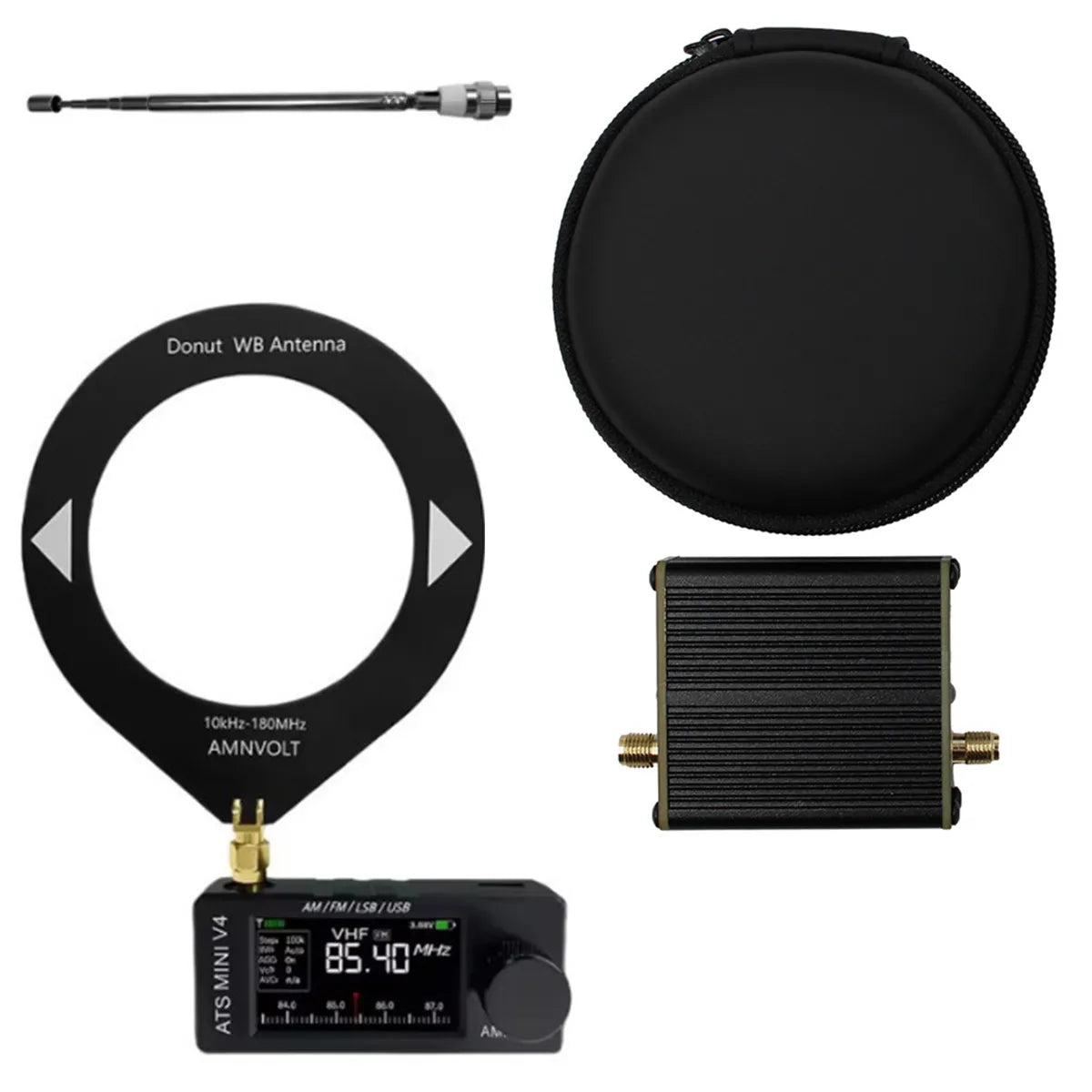 🔥Last Day 69% OFF📻Upgraded ATS Mini V4 Si4732 All Band DSP Radio Receiver