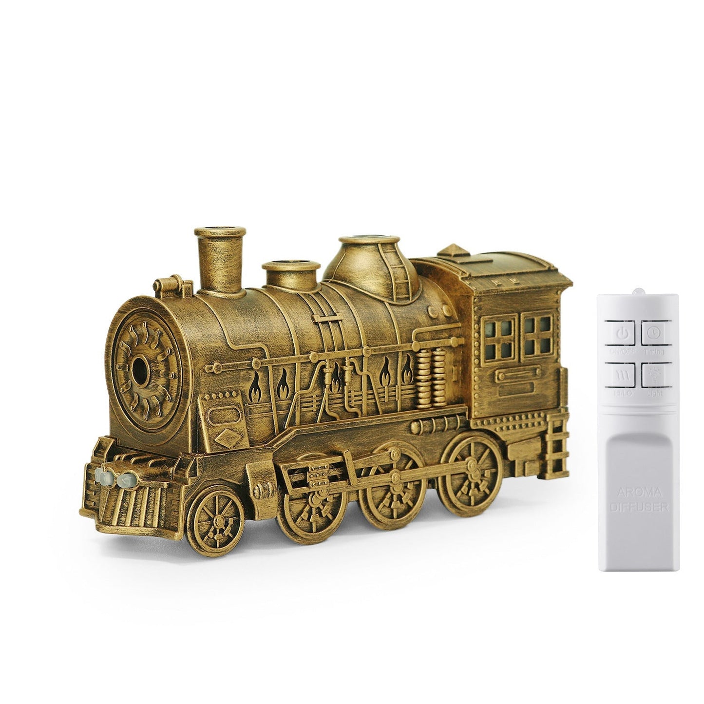 Vintage Steam Train Aroma Diffuser with Remote Control