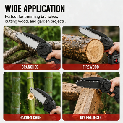 🔥 Cordless Mini Chainsaw – Small Size, Big Power – Free Shipping 🚚