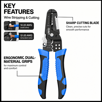 1025 Long Nose Multi-Purpose Wire Stripper Tool