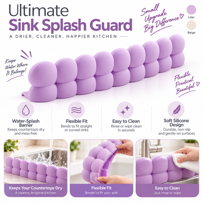 ✨Dopamine Silicone Sink Splash Guard