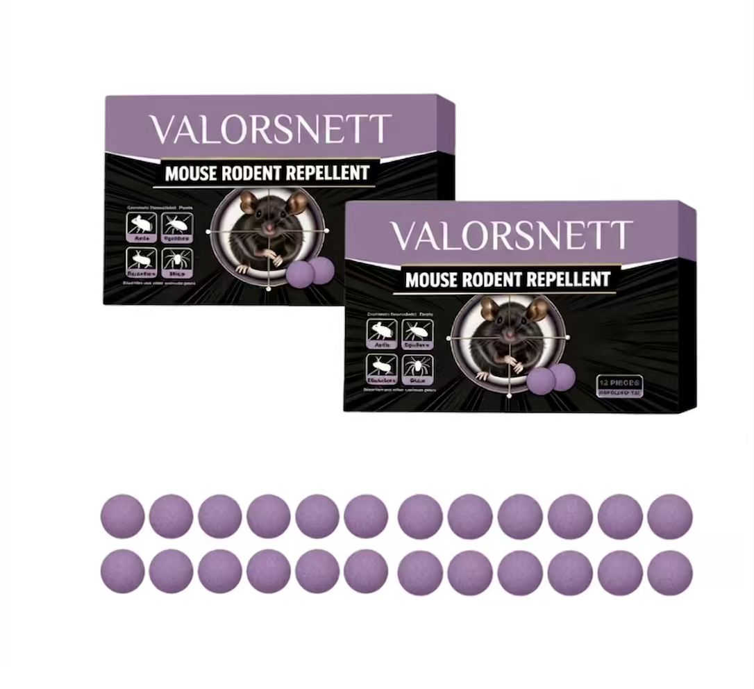 🐭 12-Pack Rodent Repellent Balls, Effective Pest Control Solution