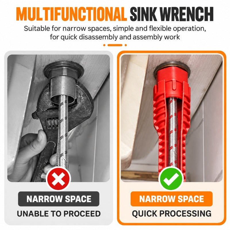 8 in 1 Multifunctional Sink Wrench