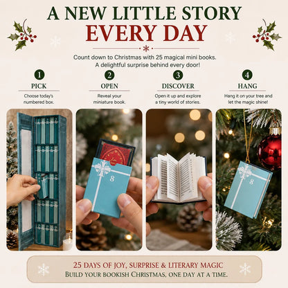 🎄📚The Mini Book Ornament Advent Calendar