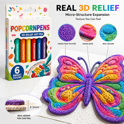 3D Relief Art Pen – Turn Flat Drawings Into Touchable 3D Art