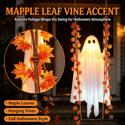 👻 Light-Up Swinging Ghost Halloween Decoration