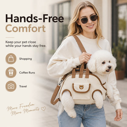 The Ultimate Hands-Free Pet Carrier|Comfortable Support For Every Adventure