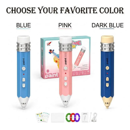 🖍️ 3D Paint Pen: Ergonomic Design, Smooth Drawing, Perfect DIY Gift for Kids