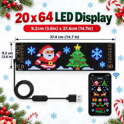 🌟Merry Pixels Display
