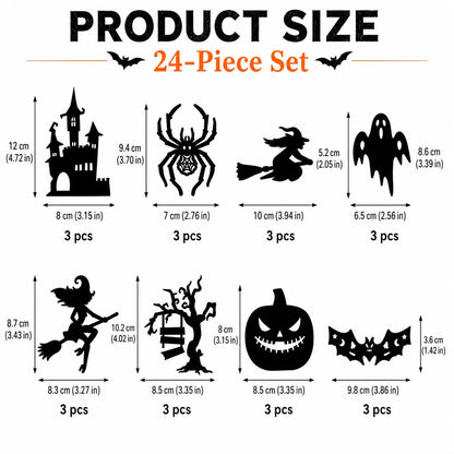 Halloween LED Silhouette Wall Light Stickers