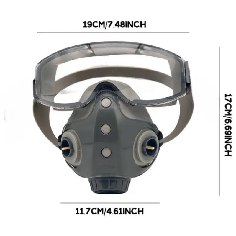 Dust-proof Integrated Respirator Mask with Goggles
