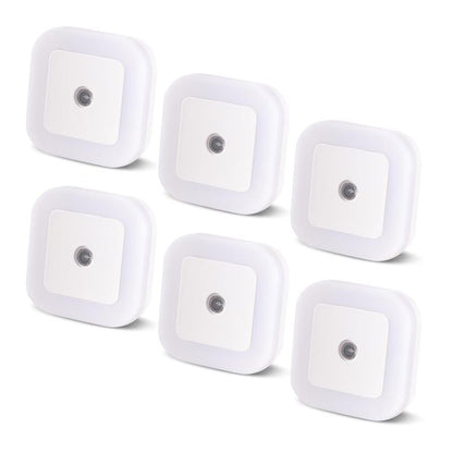 🔥Hot Sale🔥LED Night Lights Plug into Wall 6-Pack, Plug in Night Light, Dusk to Dawn Nightlight Led Night Lights for Bedroom, Bathroom, Hallway Warm White