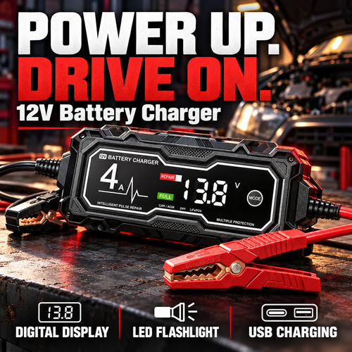 GBX155 4250A Jump Starter – 10L Gas/8L Diesel, Smart Charger & Power Bank