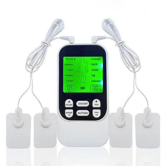 🙆‍♂️💪Rechargeable Muscle Stimulator Massager, 10 Modes 30 Intensity Levels TENS Unit with 10 Pads